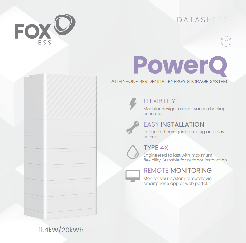 Fox ESS PowerQ All-in-One Residential Energy Storage System
